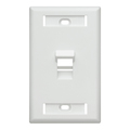 Leviton Number of Gangs: 1 Plastic, White 42081-1WS